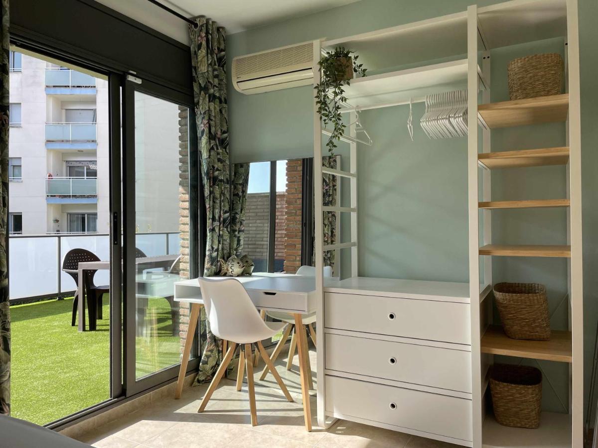 지로나 Solarium Con Terraza A 5 Minutos De La Playa 아파트 외부 사진