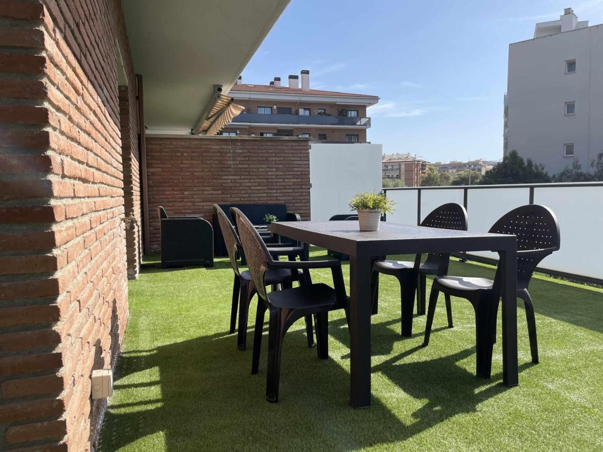 지로나 Solarium Con Terraza A 5 Minutos De La Playa 아파트 외부 사진