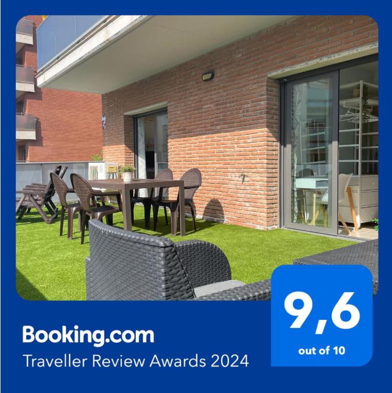 지로나 Solarium Con Terraza A 5 Minutos De La Playa 아파트 외부 사진